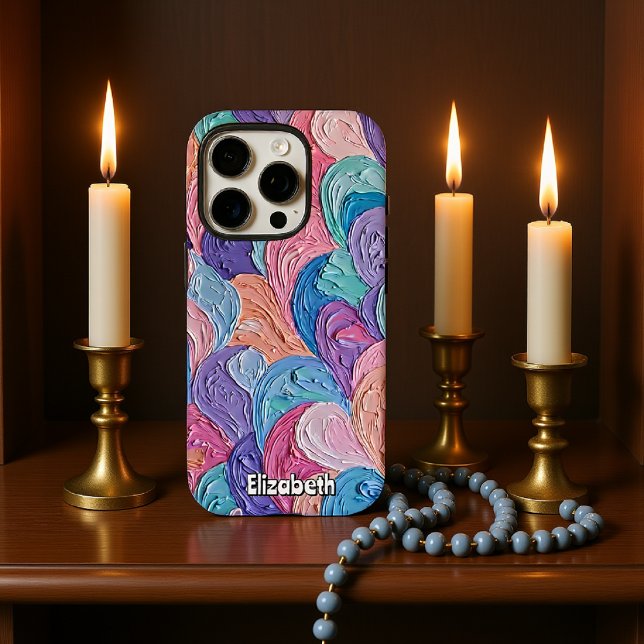 Coques Case-Mate iPhone Les torrents Pastel Créer Des Vagues Calmes (Créateur téléchargé)