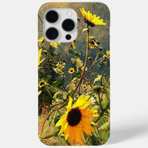 Coque iPhone 15 Pro Max Les Tournesols Avant Les Nuages De Tempête