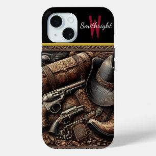 Coque Pour iPhone 15 Les trésors de l'Ouest sauvage