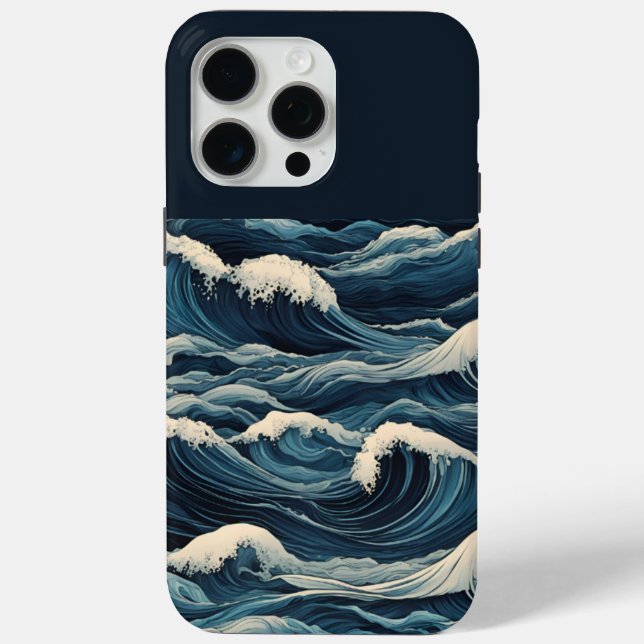 Coques Case-Mate iPhone Les vagues du tsunami (Verso)