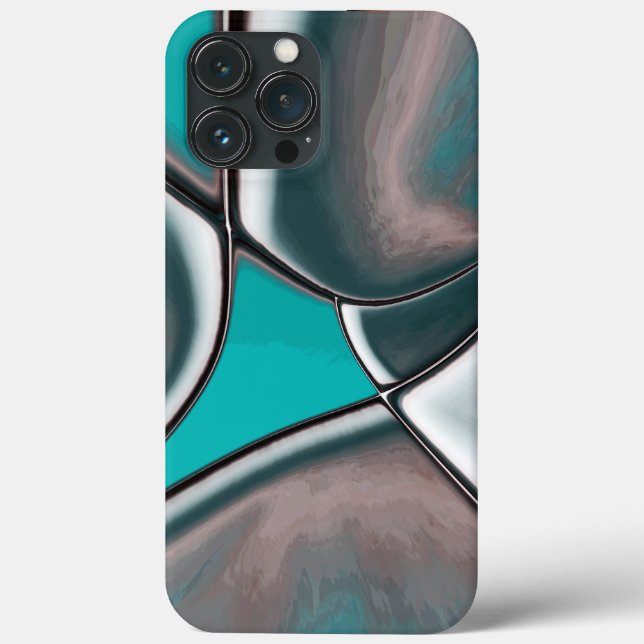 Coques Case-Mate iPhone Les vieilles plaques courbées et torsadées façonne (Verso)