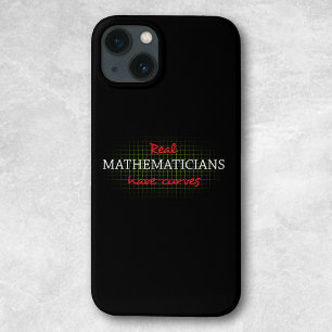 Case-Mate iPhone Case Les vrais mathématiciens ont des courbes Drôle d