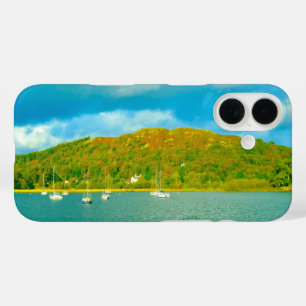 Coque Pour iPhone 16 Les yachts Lake Windermere à Cumbria