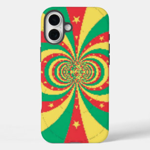 iPhone 16 Plus Case L'Esprit du Cameroun   Drapeau des Lions Indomptab
