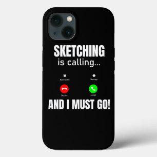 Case-Mate iPhone Case L'Esquisse Est En Train D'Appeler Et Je Dois Y All