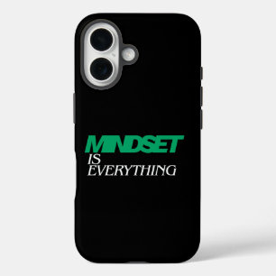 Coque Pour iPhone 16 L'état d'esprit est tout, Inspirant, Motivant