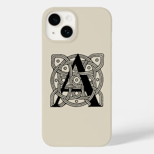 Coque Pour iPhone 14 Lettre A Vintage Monogramme De Noeud Celtique