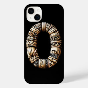 Coque Pour iPhone 14 Plus LETTRE Aloha Polynésienne Hawaïenne O Initiale Per