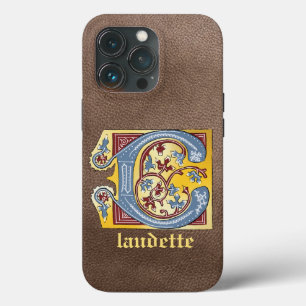 Case-Mate iPhone CASE LETTRE BLEUE MOYENNE ET ROUGE LIVRE ÉCLAIRÉ C