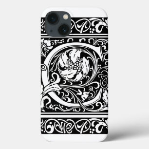 Coques Pour iPhone Lettre C Monogramme médiéval Art Nouveau