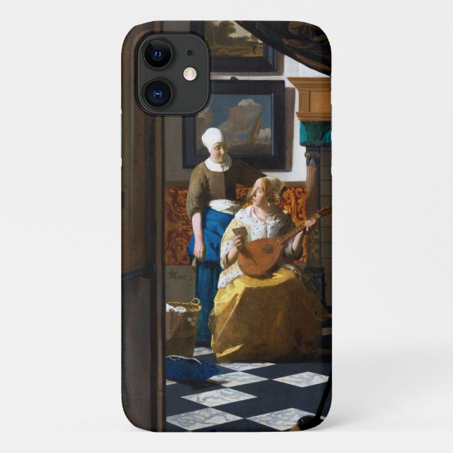 Coques Case-Mate iPhone Lettre d'amour, Johannes Vermeer (Dos)