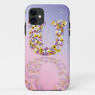 Case-Mate iPhone Case Lettre de fleurs U