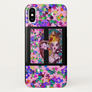 Case-Mate iPhone CASE LETTRE H MONOGRAMME DE MASQUÉRADE VALENTINE VÉNÉTI