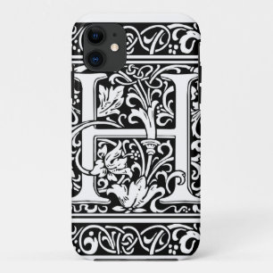 Etui iPhone Case-Mate Lettre H Monogramme médiéval Art Nouveau
