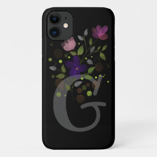 Case-Mate iPhone Case LETTRE INITIALE G PLUS MODE Floral