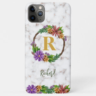 Case-Mate iPhone Case Lettre initiale Lettre initiale Monogramme Nom Mar