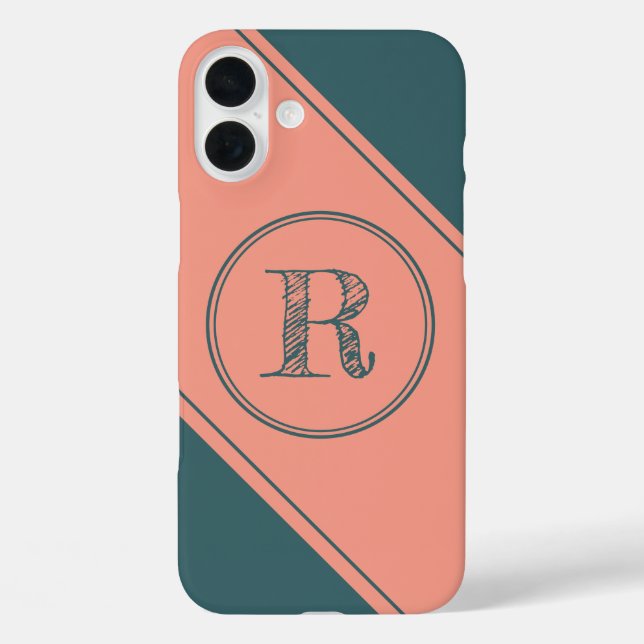 COQUES Case-Mate iPhone LETTRE INITIALE NOUVELLE MODÈLES MONOGRAPHIQUES (Verso)