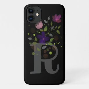 Case-Mate iPhone Case Lettre initiale R Plus Floral Design