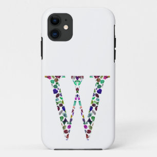 Case-Mate iPhone Case Lettre initiale W Gemstone Design