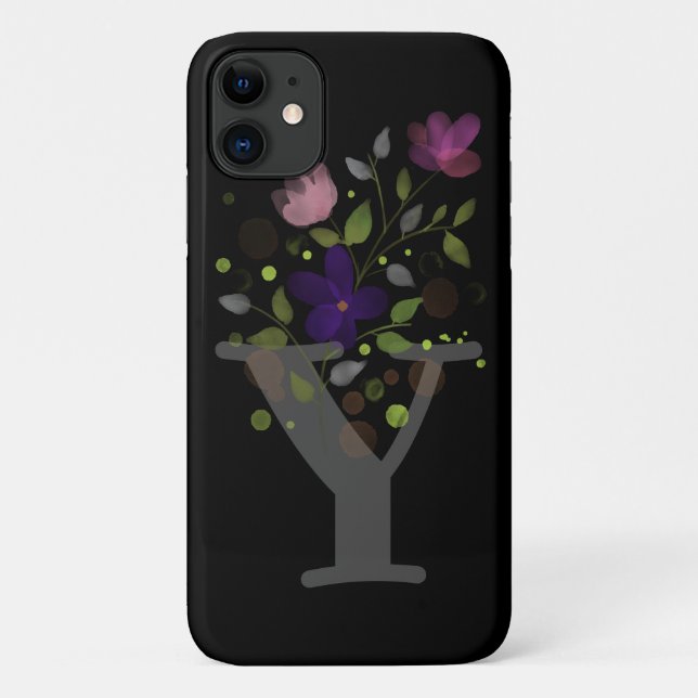 Coques Case-Mate iPhone Lettre initiale Y Plus Floral Design (Dos)