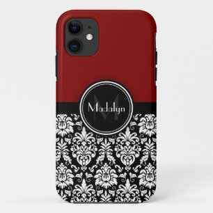 COQUE Case-Mate POUR iPhone LETTRE MALAON MARON NOIR BLANC DOMAINE MONÂTRE