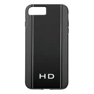Etui iPhone Case-Mate Lettre monogramme moderne noir personnalisé hommes