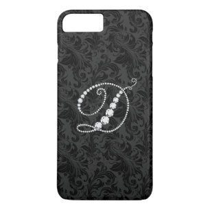 Coques Pour iPhone LETTRE MONOGRAPHIQUE D EN Diamants