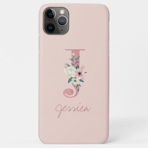 Case-Mate iPhone Case Lettre Parties scintillant rose monogramme J rose 