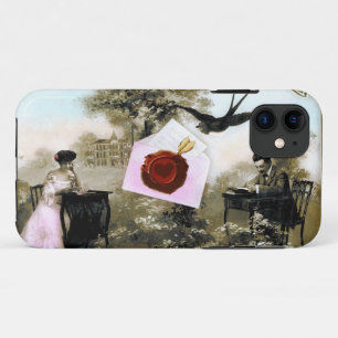COQUE iPhone 11  LETTRE VALENTINE ROMANTIQUE, SCEAU DE CIRE ROUGE