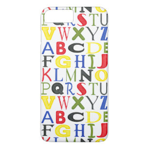 Coque iPhone 8 Plus/7 Plus Lettres brillamment colorées par Megan Meagher