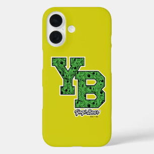 Coque Pour iPhone 16 Lettres de Varsité à motifs de l'ours de Yogi