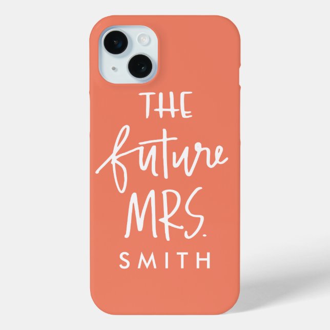 Coques Case-Mate iPhone L'étui pour téléphone The Future Mrs. (Verso)