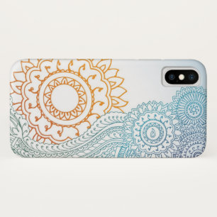 Etui iPhone Case-Mate Lever de soleil détaillé d'abrégé sur henné