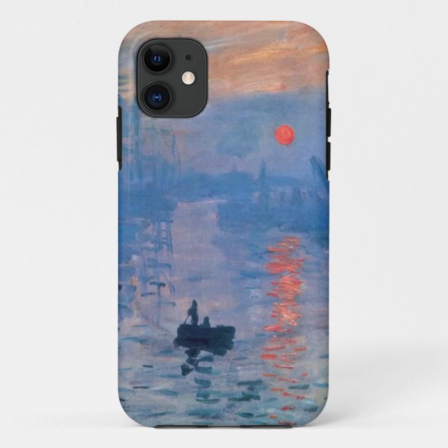 Coques Case-Mate iPhone Lever de soleil d'impression de Res Claude Monet (Dos)