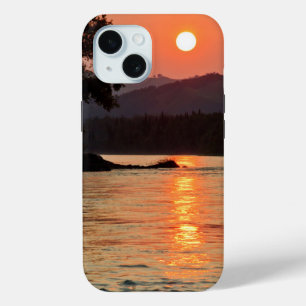 Coque Pour iPhone 15 Lever De Soleil Étonnant Sur La Rivière Katun