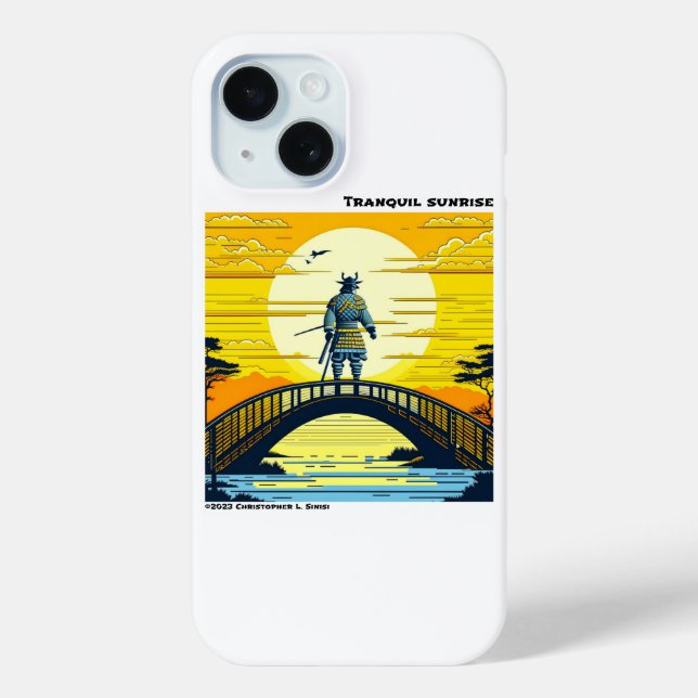 Coques Case-Mate iPhone Lever du soleil calme (Verso)
