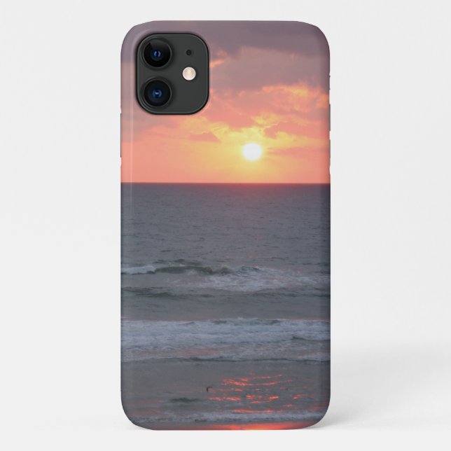 Coques Case-Mate iPhone Lever du soleil sur la plage (Dos)