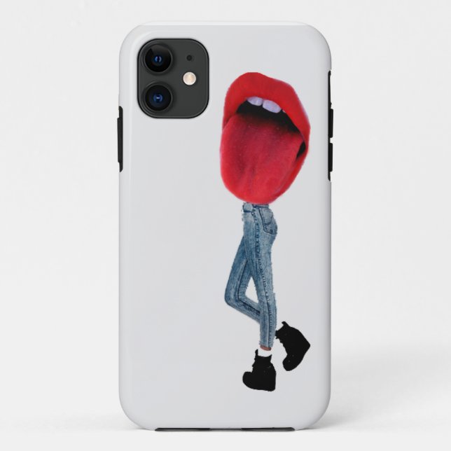 Coques Case-Mate iPhone Lèvres de marche (Dos)