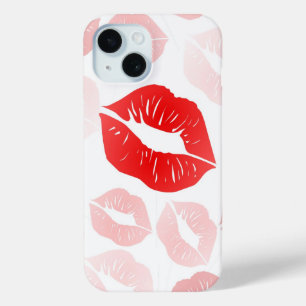 Coque Pour iPhone 15 Lèvres en bâton