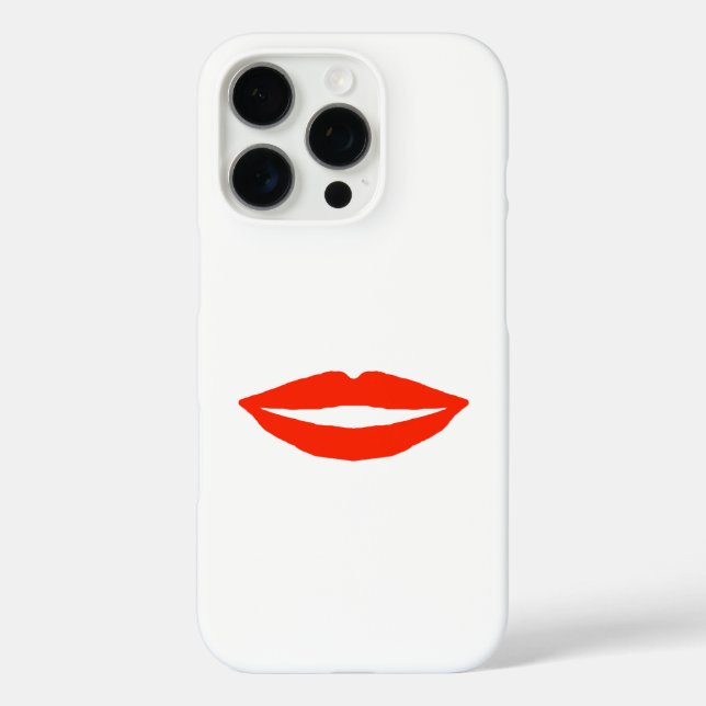 Coques Case-Mate iPhone Lèvres rouges (Verso)