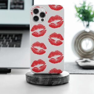 Coque iPhone 15 Pro Max Lèvres Rouges, Motif De Lèvres, Rouge Lèvres, Bais