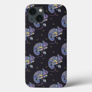 iPhone 13 Coque Lézard de Zentangle