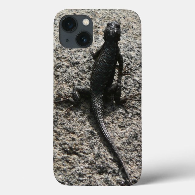 Coques Case-Mate iPhone Lézard noir (Verso)
