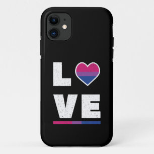 Case-Mate iPhone Case LGBTQ Bisexual Fierté Drapeau Déchiré Grunge Love