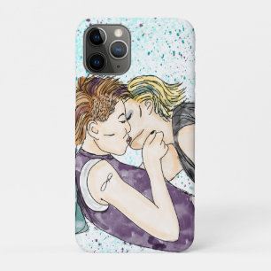 Case-Mate iPhone Case LGBTQIA+ Femmes Kisser Aquarelle Art