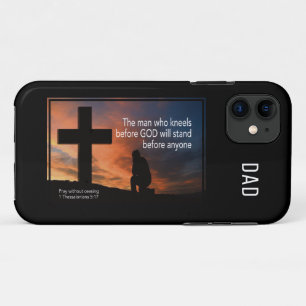 Case-Mate iPhone Case L'HOMME DE Prière Chrétien QUI S'ENTEND DEVANT DIE