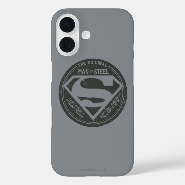 Coques Case-Mate iPhone L'homme originel de l'acier (Verso)