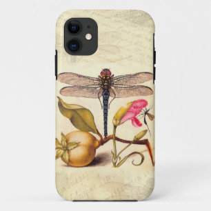 Coque iPhone 11 Libellule Botanique Nature Faune Hoefnagel Art