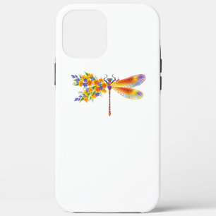 Case-Mate iPhone Case libellule de fleurs jaunes