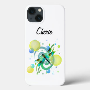 Case-Mate iPhone Case Libellules Bleu Vert